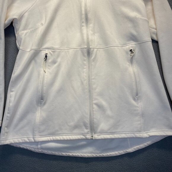 The North Face Sweatshirt Women 2X Plus Ivory White Full Zip Jacket Outdoor - Picture 11 of 12